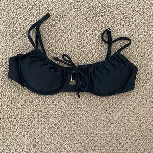 Xhilaration black bikini top size S